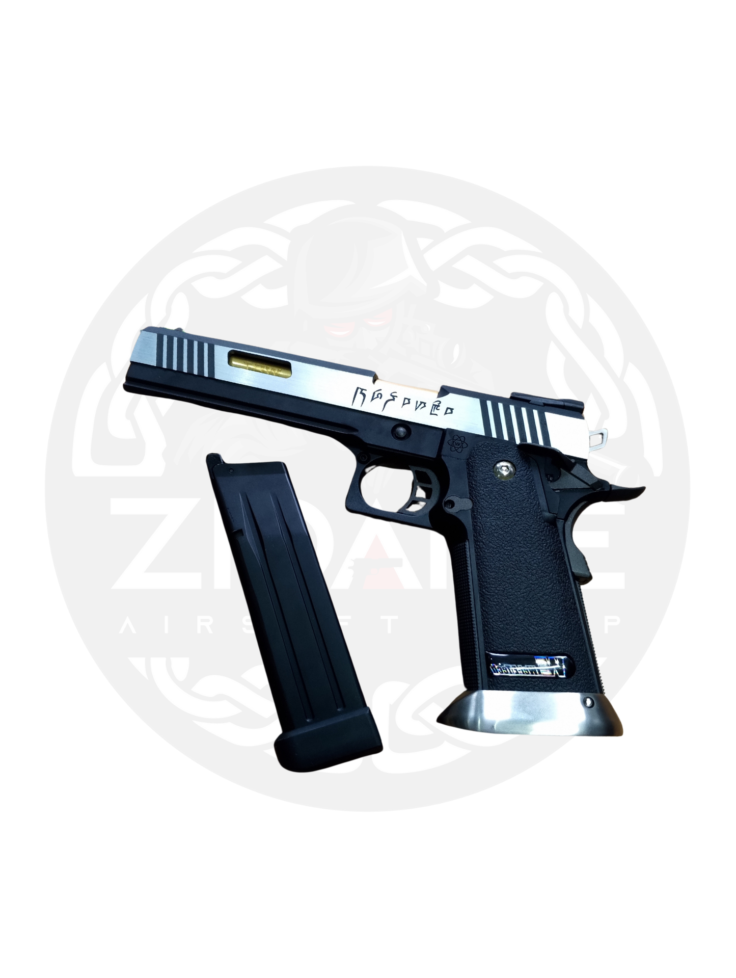 WE 6.0 IREX SEMI AUTO SILVER GOLD BARREL