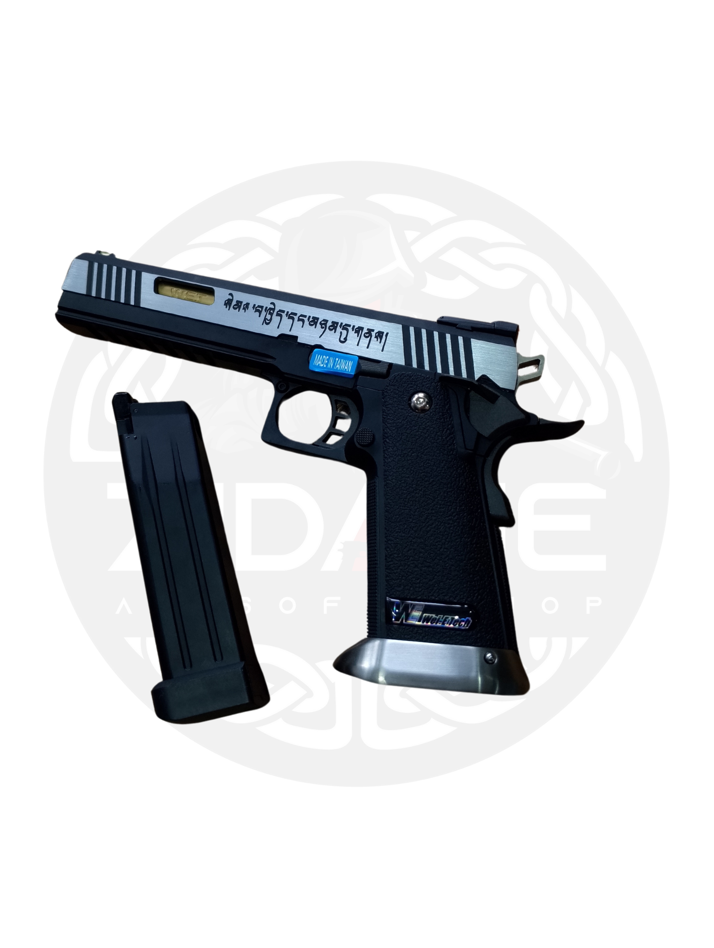 WE 6.0 IREX SEMI AUTO SILVER GOLD BARREL