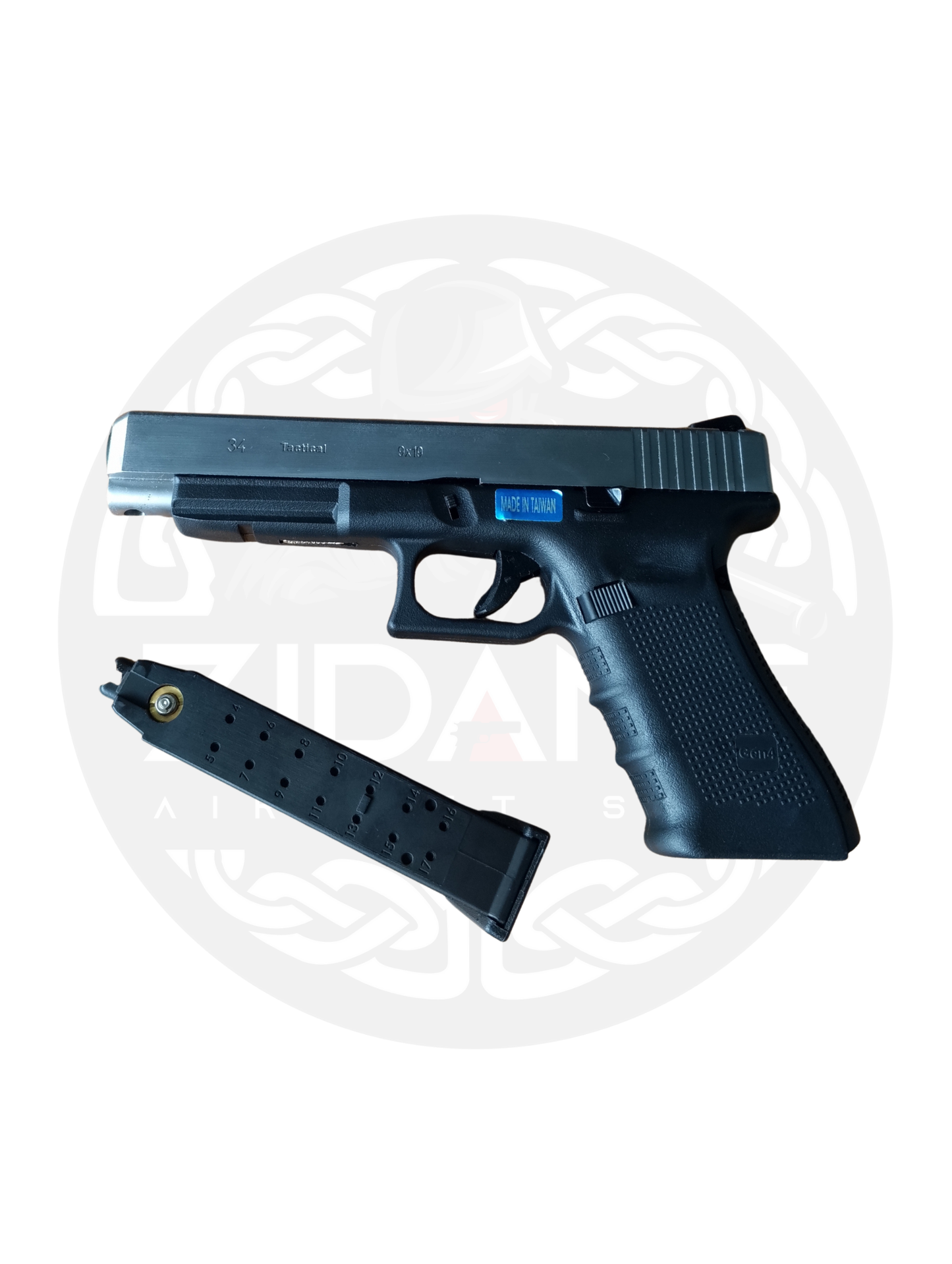 WE GLOCK 34 GEN 4 SILVER