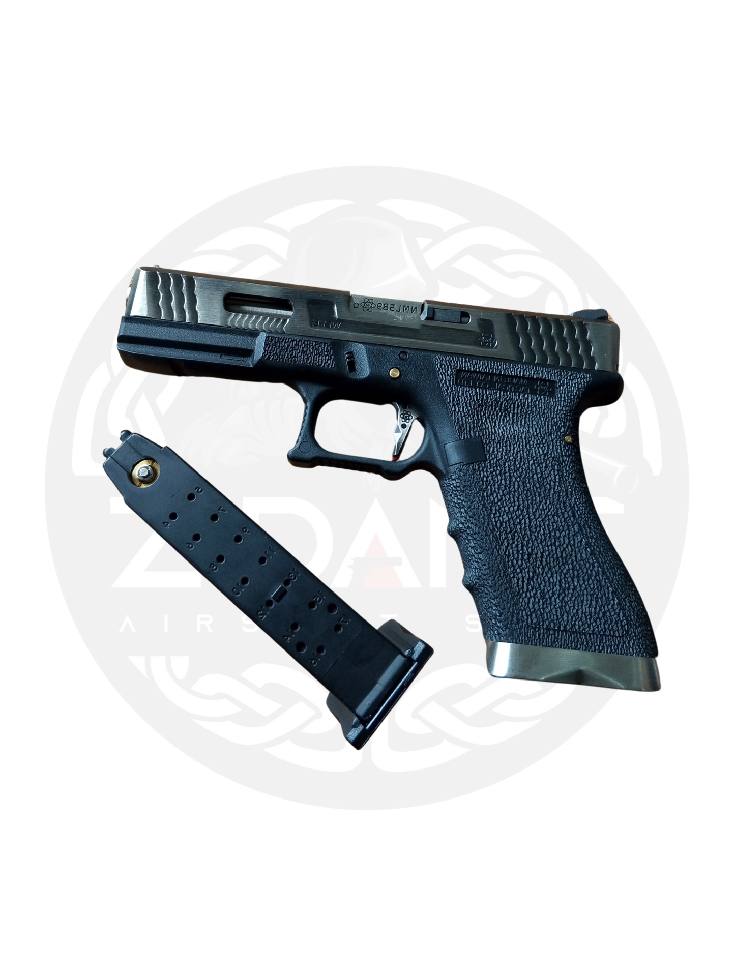 WE GLOCK 18C FORCE SERIES SILVER