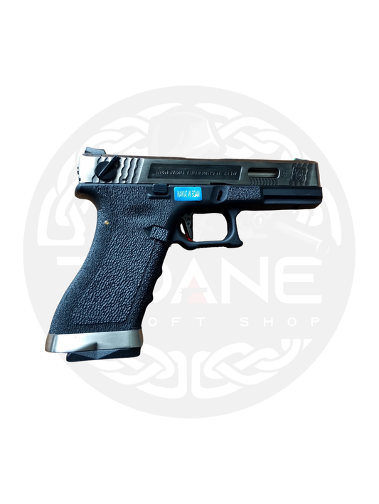 WE GLOCK 18C FORCE SERIES SILVER