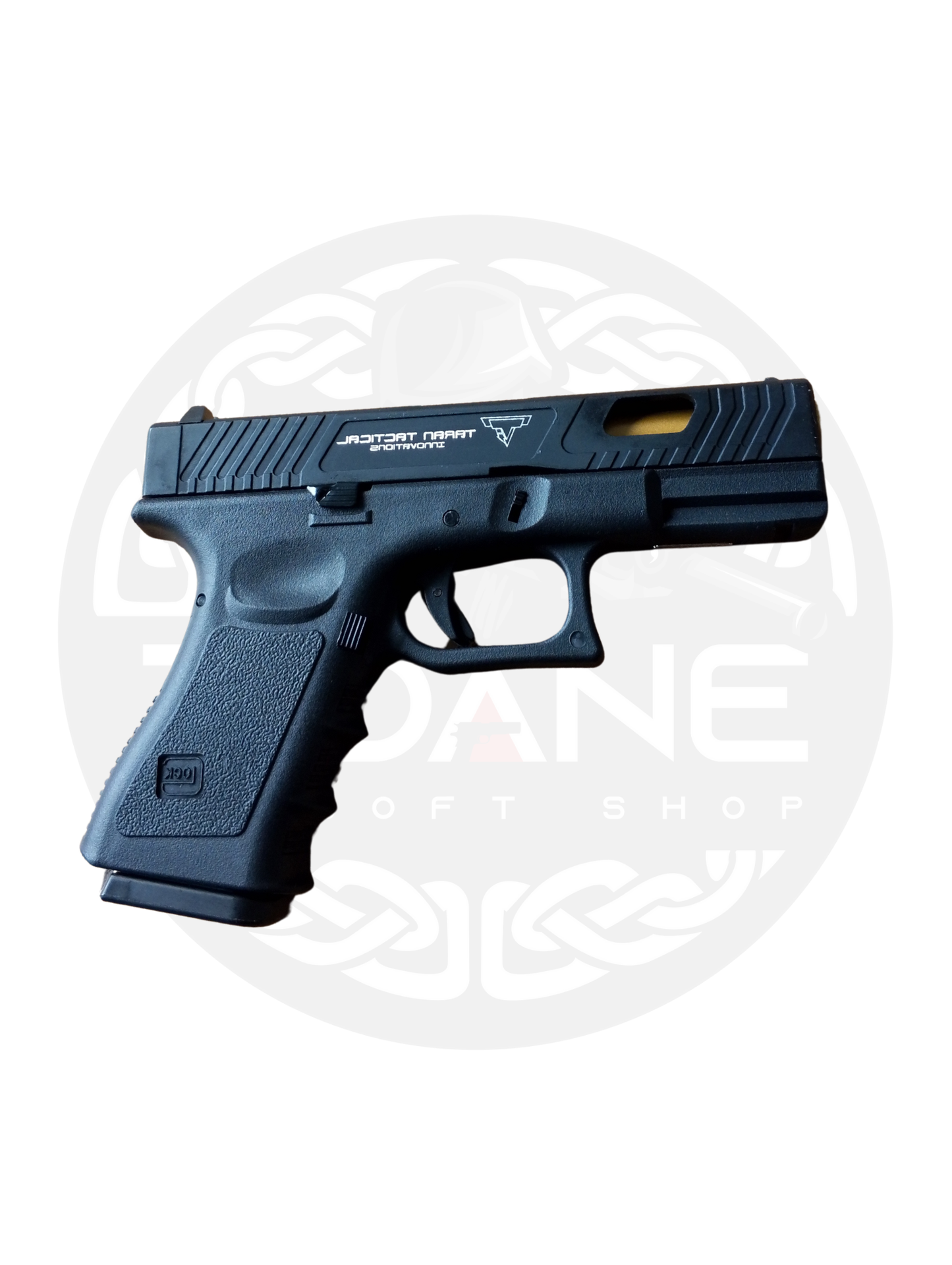 E&C GLOCK 19 COMBAT MASTER GOLD BARREL (1304)