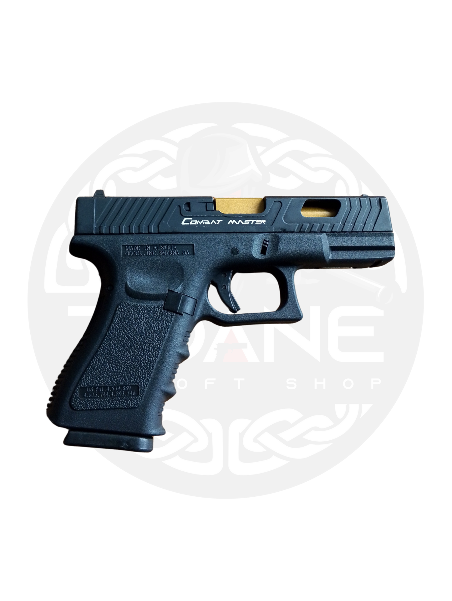 E&C GLOCK 19 COMBAT MASTER GOLD BARREL (1304)