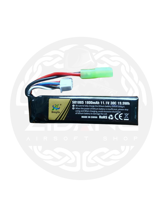 HOONGJIE LIPOLY BATTERY 11.1V 1800MAH