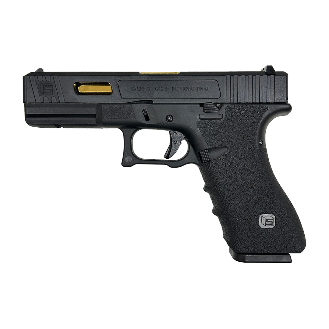 E&C GLOCK 17 SALIENT ARMS GOLD BARREL (1105)