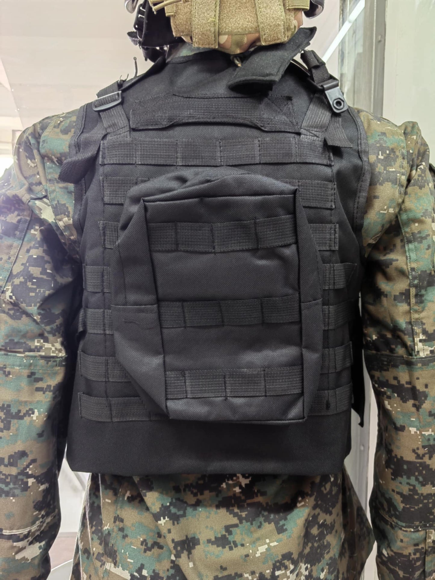 AIRSOT PROTECTIVE VEST GREEN WITH 2 FOAM PLATES