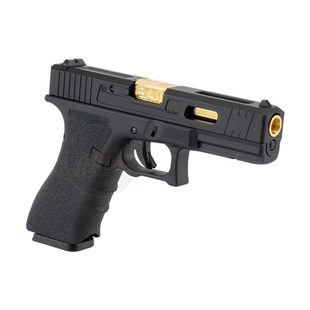 E&C GLOCK 17 SALIENT ARMS GOLD BARREL (1105)